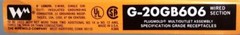 Wiremold G-20GB606 PlugMold Multioutlet Raceway Assembly 6′ Length 3-Wire 15A