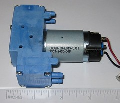 5 X Mini Diaphragm Hargraves Air and Gas Dual Head DC Pump – 11 l/min – 12 VDC