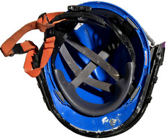 Hard Hat MSA V-Gard Medium Face Shield Frame ANSI Class E Type 1 Ratchet Blue