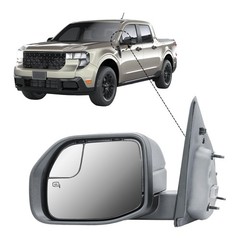 Longling Replacement Driver Left Side Door Mirror Power And Heated Glass Blind