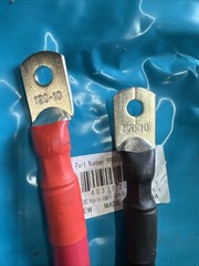1 Ft. 4/0AWG Anderson Cable SB350 3/8” In. Lug Renogy REGO Solar Forklift
