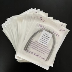 10 Packs Dental Orthodontic Thermal Activated Niti Arch Wires Rectangular Ovoid