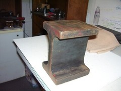 Heavy Duty 7/8″ Thick I-Beam Anvil Blacksmithing 7″ Tall, 5″ Length, 4.5″ Wide