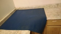 Brand Name 86795K132 3 Ft x 3 Ft 0.25 In Thickness Blue Buna-N Sheet