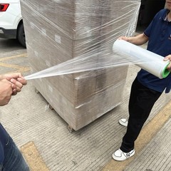 2-Pack Clear Stretch Wrap 18″ x 1000 Feet 80 Gauge Industrial Strength with P…