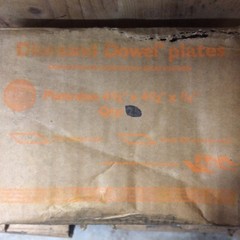 6 Diamond Dowel Steel Plate Blank 4 1/2 x 4 1/2 x 1/4 Metal Square 4.5 4.5 .25