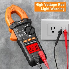 Digital Clamp Meter True RMS 4000 Count Auto Ranging NCV Multimeter Backlight