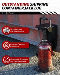 2 Pack Container Lug Superior Shipping 6×6.5 Lug Wheels Kit Bolt-on Spindle