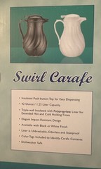 NEW Update International Black Swirl Insulated (Hot/Cold) Carafe 42 oz. In Box