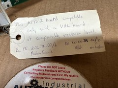 HAAS-LASER MSTV2 18-06-74-00/b / 18-06-48-AH V1.2 CONTROLLER BOARD ID: M231163