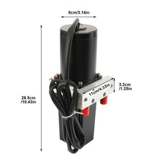 Hydraulic Power Unit 300W DC 12V Hydraulic Pump With 350ml Tank M14*1.5 Thread