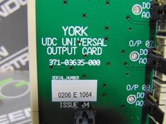 USED York 371-03635-000 UDC Universal Output Card Issue 04