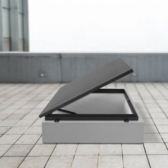Roof Hatch Roof Access Hatch Roof Security Door Aluminum Alloy 31.5×31.5in 80cm