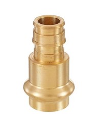 10PCS EFIELD 1/2 “Press X 1/2” PEX-A Expansion Coupling Brass Fittings,Lead Free