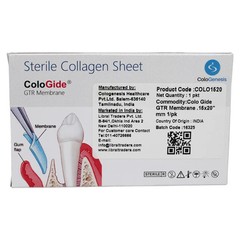 Dental COLO GIDE Sterile Collagen Sheet GTR Membrane – SIZES & PACKS AVAILBLE