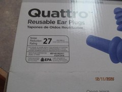 New Box Of 100 Deltaplus Quattro EP411 Reusable Ear Plugs 27 Decibels Free ship