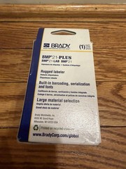 Lot Of 3 Brady White Self Laminating Vinyl 0.75 In X 14 Ft BMP21 Plus Lab M21