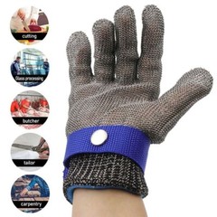 Cut Resistant Glove Stainless Steel Mesh Metal Glove for Kitchen Cooking Cutting