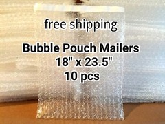 10X 18″ x 23.5″ BUBBLE OUT BAGS POUCHES SELF SEAL MAILERS BAGS CLEAR