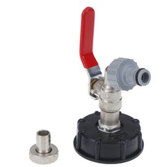 IBC Tote Tank Valve Drain Adapter 1/2″ Garden Hose Faucet Water Connector US