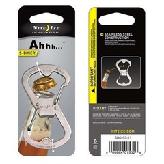 Nite Ize Sbo-03-11 S-Biner Key Clip, Silver, Stainless Steel, Key Holder,