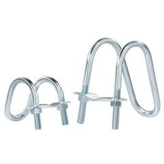 Galvanized Steel Double U-Shaped Clamp Hose Clamp Pipe Clip/Cross U-Shaped Bolt