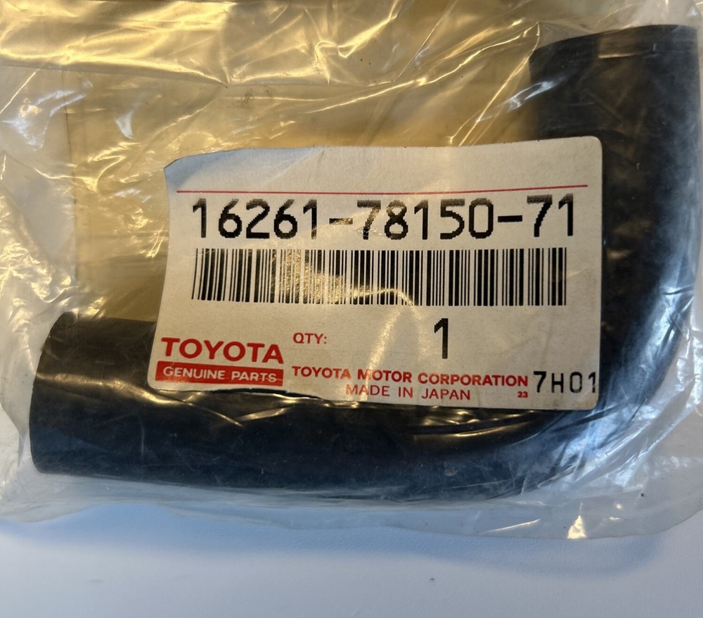 NEW OEM WATER BYPASS HOSE NO. 3 #16261-78150-71 TOYOTA FORKLIFT