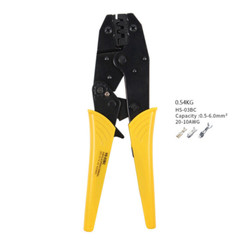 Ratcheting Crimping Tool Kit Cord End Terminals Wire Crimper Pliers w/ 8 Dies