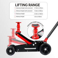 3 Ton Heavy-Duty Off-Road Hydraulic Jack for Trucks, SUVs, and ATVs