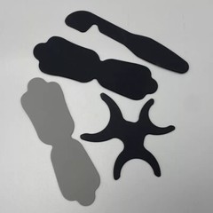 Dental Flexible Silicone Rubber Photography Contraster Black Background Board