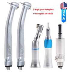 NSK Style Dental High Low Speed Handpiece / Kit 2/4 Holes Air Turbine
