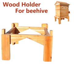 Wooden Bracket Beehive Spare Stand Bee Keeping Hive Holder Bee Box Support