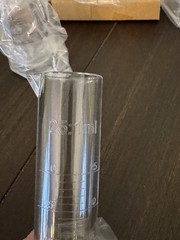 7 Science Measuring Test Tube 10,25,50,100,250,500,1000 ml Plastic Cylinder