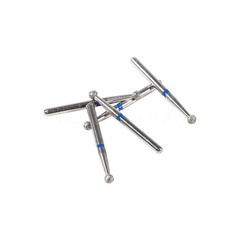 Dental Diamond Bur FG Round End Taper Football Flame Pear Coarse Fine High Speed