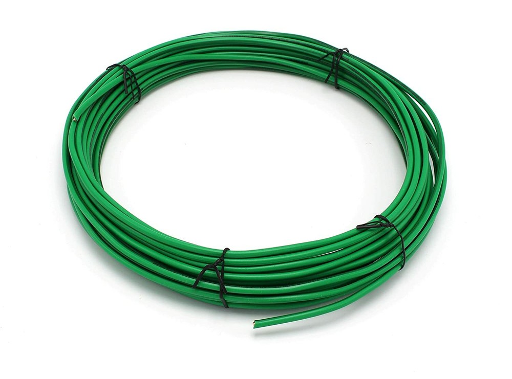 THHN / Building Wire – Green Jacket – 10 Gauge Solid Copper UL UV – 75 Ft