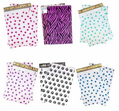 (20-200 Pack) 10″ x 13″ ShipNFun Designer FLAT POLY Mailers, USPS New Envelopes!