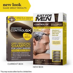 Just For Men Mustache & Beard, Beard Dye for Men with Brush Included for Easy Ap