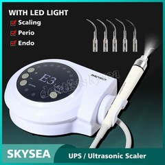 Dental Ultrasonic Piezo Scaler LED Handpiece 5 Tips Fit Cavitron EMS Woodpecker