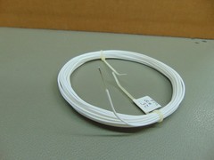 25 feet 20 AWG Silver Plated Copper PTFE Teflon(R) Wire White Solid USA SPC