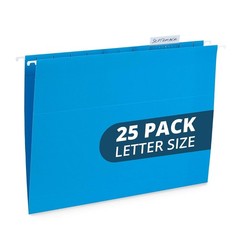 Blue Summit Supplies Hanging File Folders, 25 Reinforced Hang Folders, Designed