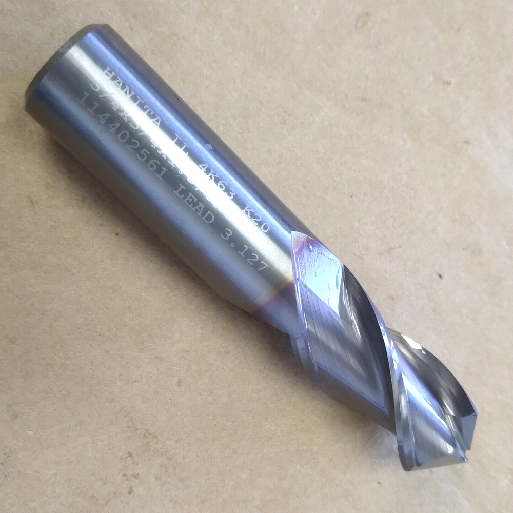 HANITA CARB END MILL CHAMFER 99-61715CEM 3/4″, 3 FLUTE, 4″ OAL, ITEM E