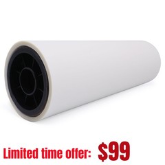 31.5in x 328ft DTF Transfer Film Premium Roll Double Sided Instant Hot Peel USA