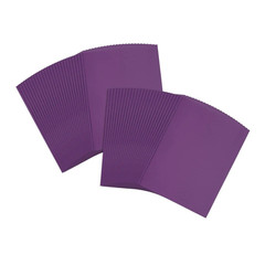 2 Pocket Folder with Prongs, 1 Side Printed, Purple, 50 pack NIB