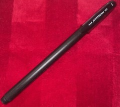 1x #1768011 Uni-Ball Jetstream 101 Roller Ball Pen, Black Ink, 1.0 Bold Point