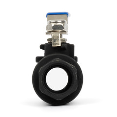 U.S. Solid 2-Way Manual Ball Valve 3/4 in Female Carbon Steel Full Port