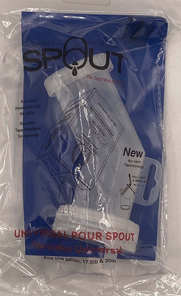 SMART SPOUT – SMRT1-CLR – BULK CONTAINER SPOUT – 2 PIECES