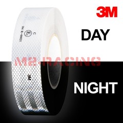 3M 2″x150′ Diamond Grade White Conspicuity Tape CE Approved Reflective Safety