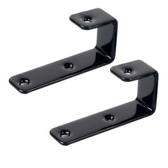 MDPLY 2 Pack Bunk Bed Ladder Hook, Inside 1″ Kids 2 Pack, Black