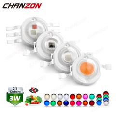 3W High Power Smd Led Chip 3 Watt Royal Blue Infrared Rgb Light Emitting Diodes
