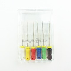 10pc/pack Dental H-Files stainless steel endodontic hand use file For root canal